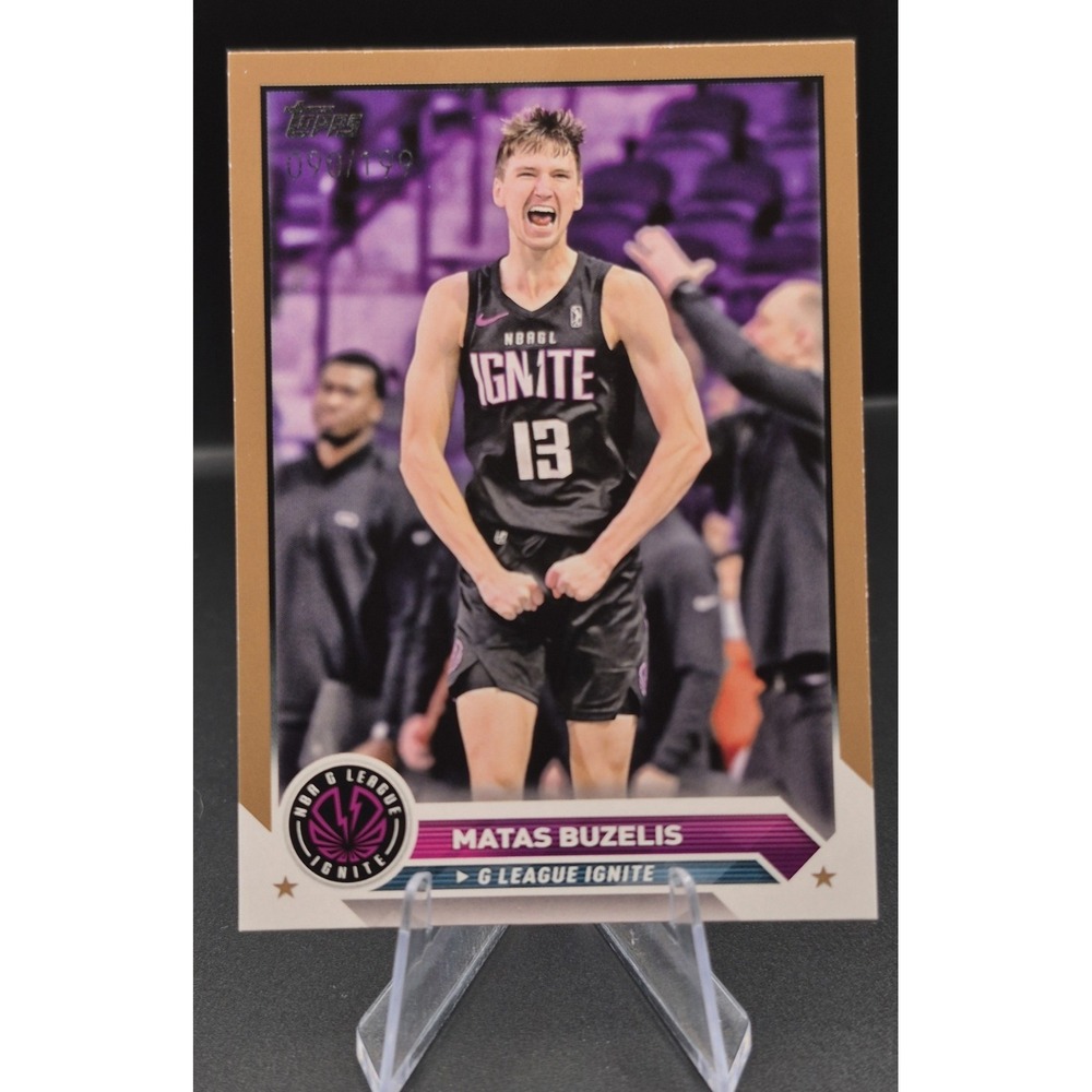 2024 Topps Matas Buzelis #25 Bronze /199 Ignite Chicago Bulls Rookie RC